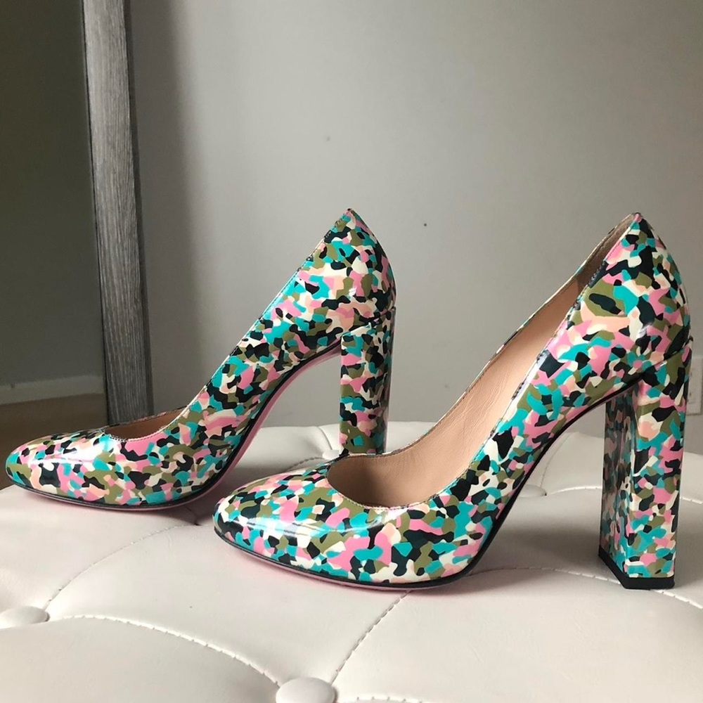 Fendi Pattern Print Pumps High Heels